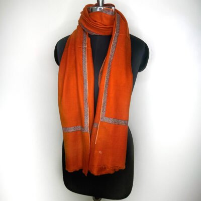 Border Emb. Scarf #459