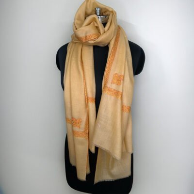 Border Emb. Scarf #681