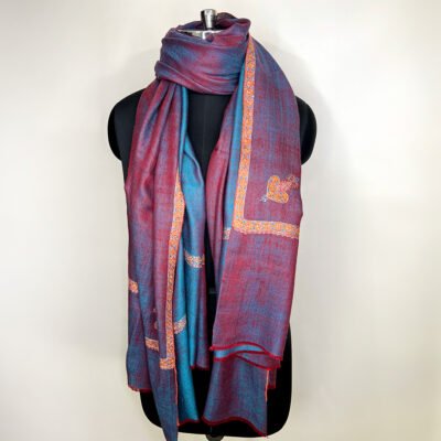 Border Emb. Scarf #409-2