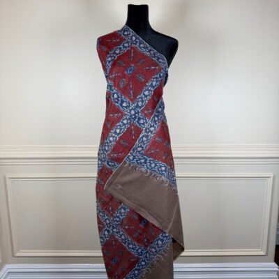 Fully Emb. Shawl #087
